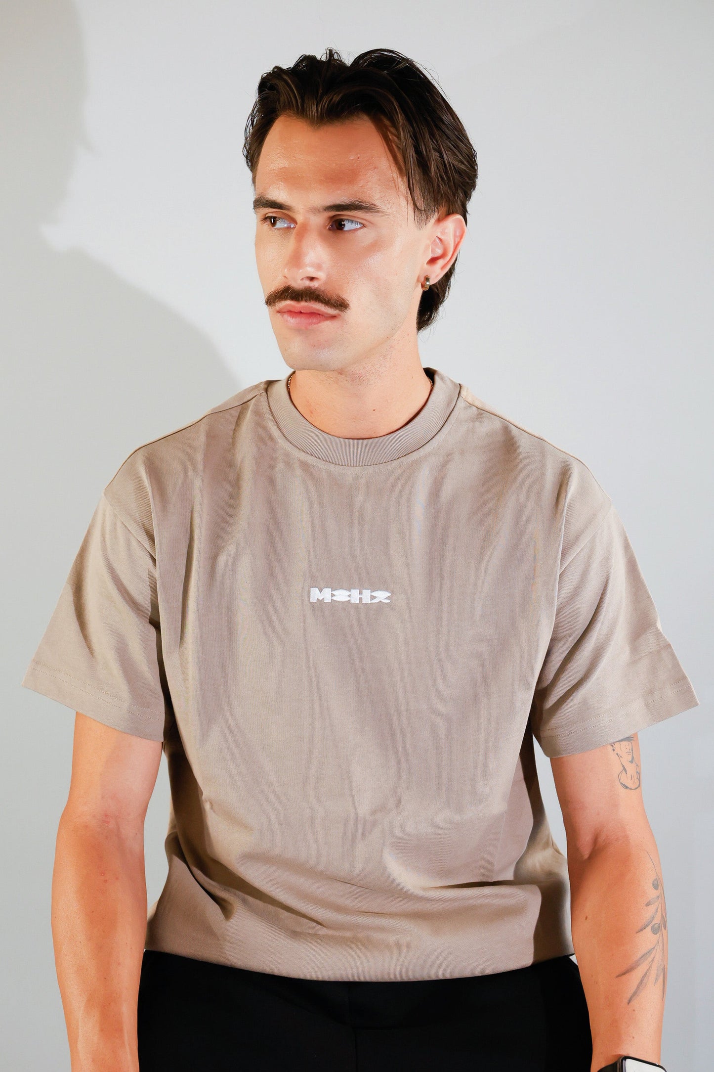 Core Tee Brown / White Logo