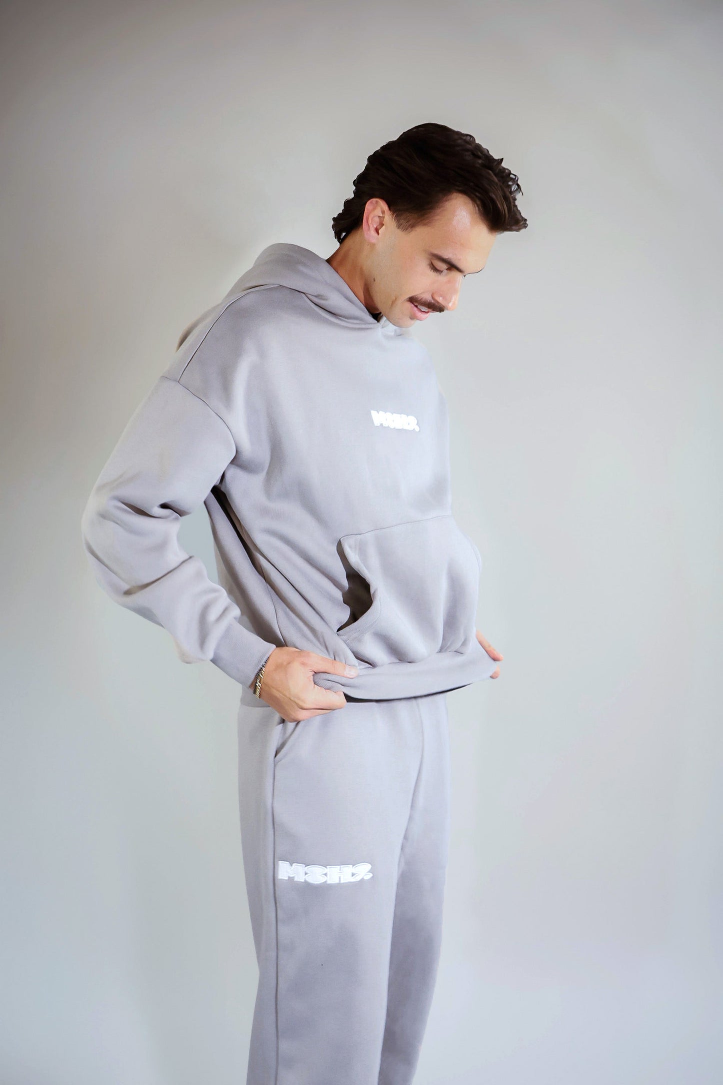 Core Pants Grey / White Logo