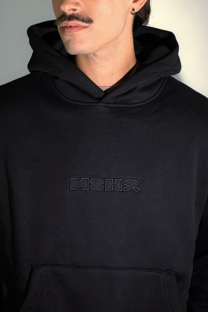 Core Hoodie Black / Black Logo