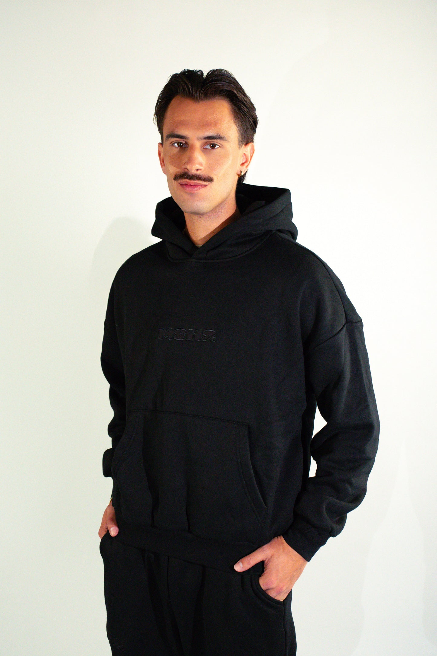 Core Hoodie Black / Black Logo