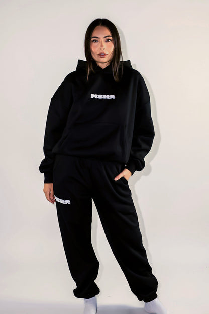 Core Pants Black / White Logo
