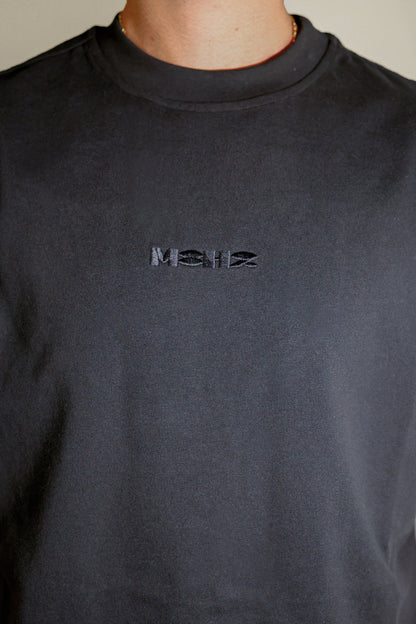 Core Tee Black / Black Logo