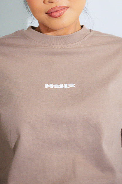 Core Tee Brown / White Logo