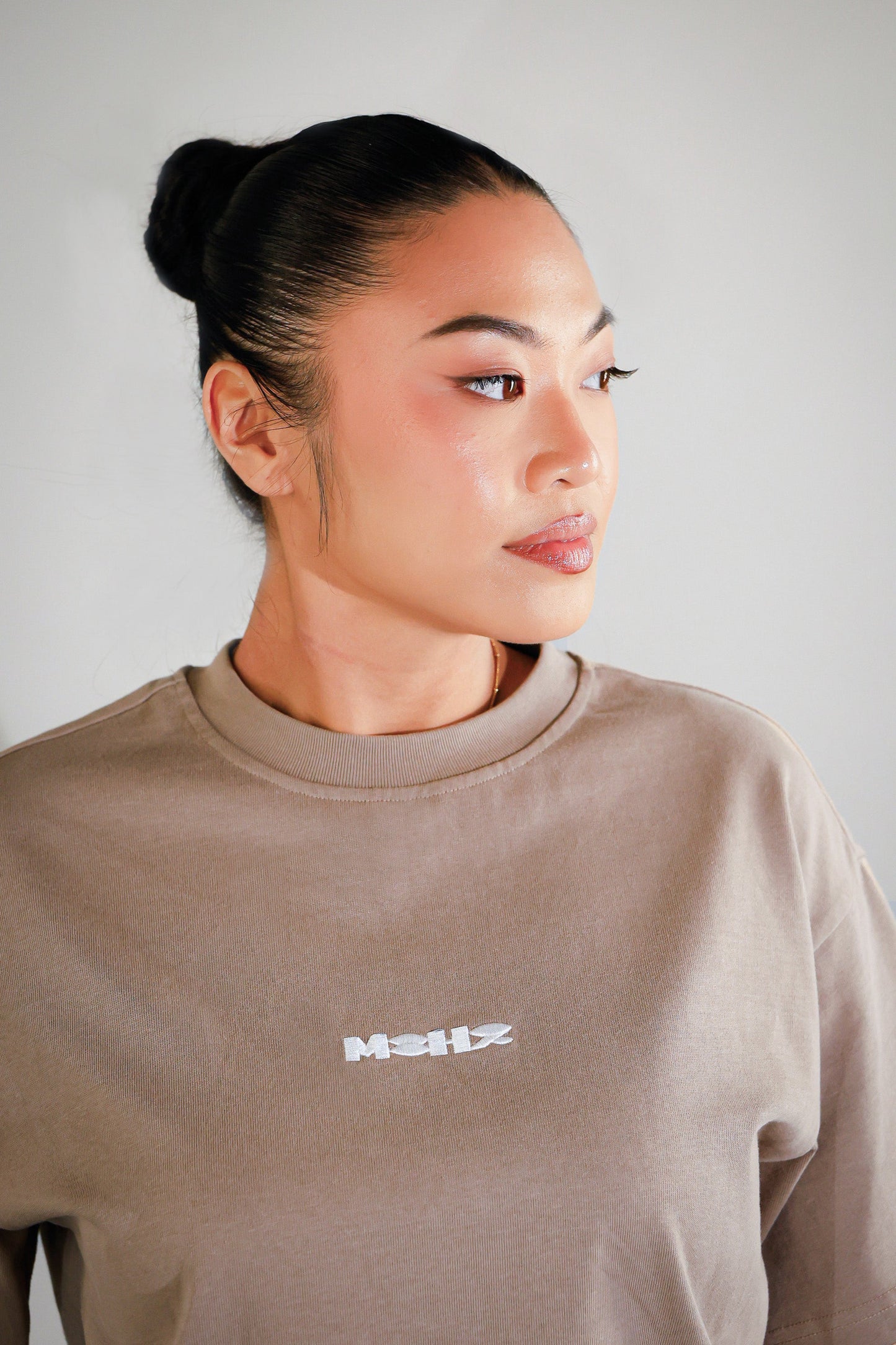 Core Tee Brown / White Logo