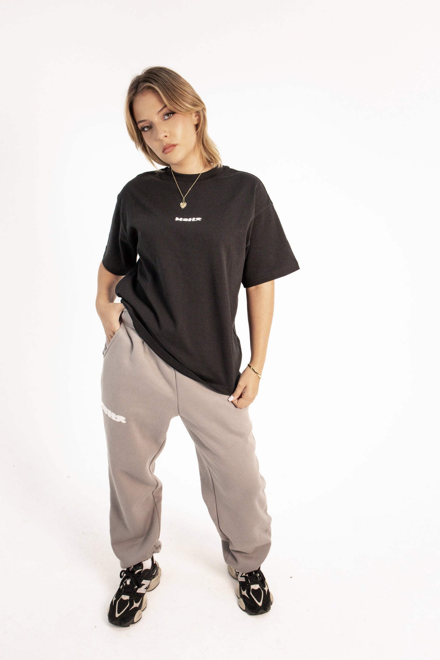 Core Tee Black / White Logo