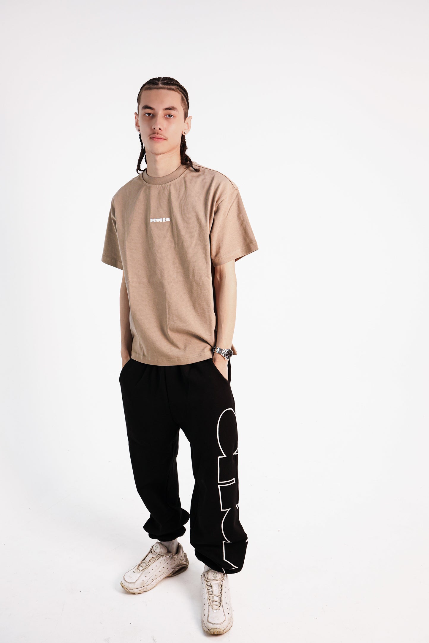 Core Tee Brown / White Logo