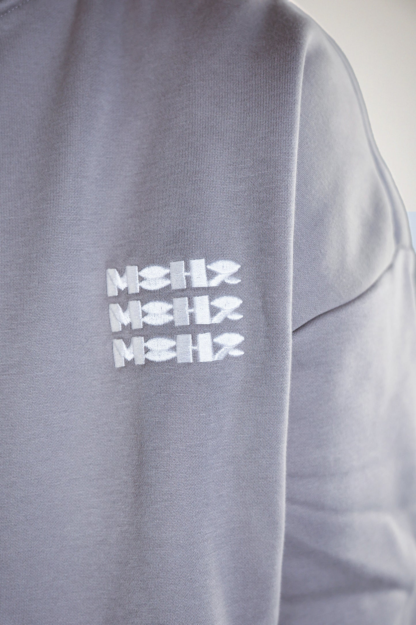 Triple Hoodie Grey / White Logo