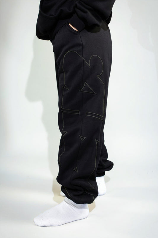 Signature Pants Black / Black Logo