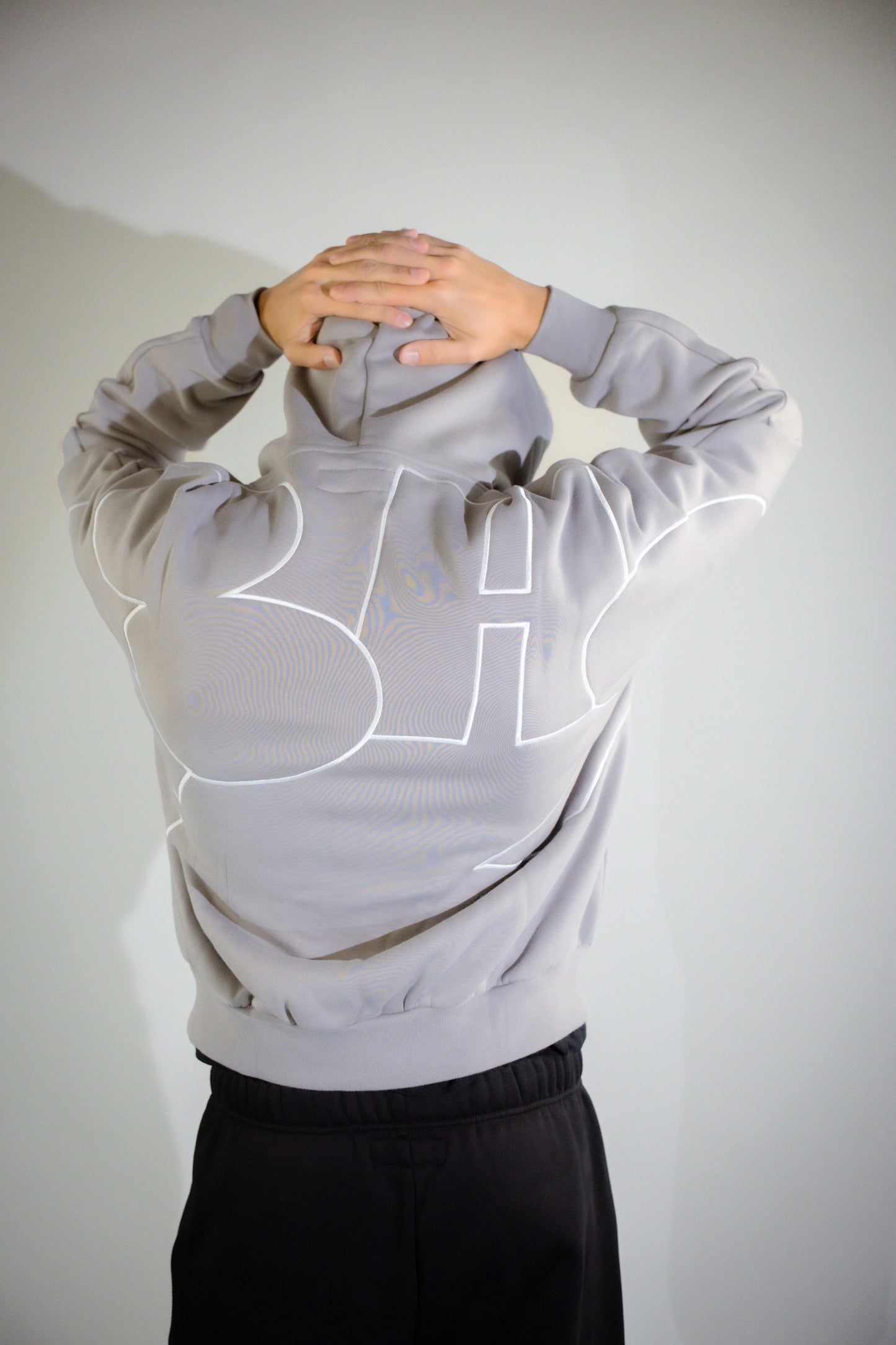 Signature Hoodie Grey / White Logo