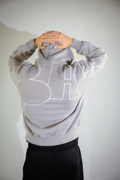 Signature Hoodie Grey / White Logo